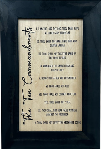 Concealed Gun Storage Cabinet with The Ten Commandments Concealed Gun Storage Cabinet with The Ten Commandments