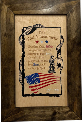 2nd Amendment Gun Safe - Wall Mounted Decorative Secure Gun Cabinet 2nd Amendment Gun Safe - Wall Mounted Decorative Secure Gun Cabinet