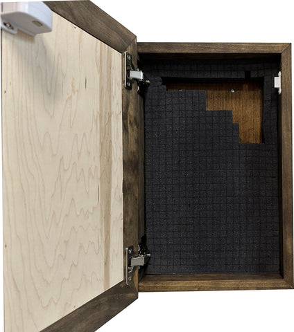 2nd Amendment Gun Safe - Wall Mounted Decorative Secure Gun Cabinet 2nd Amendment Gun Safe - Wall Mounted Decorative Secure Gun Cabinet