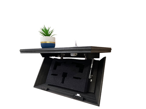 Hidden Gun Storage, Gun Storage Concealment Shelf - Secure Hidden Compartment Storage Shelf Yet Quickly Accessible (Black) Hidden Gun Storage, Gun Storage Concealment Shelf - Secure Hidden Compartment Storage Shelf Yet Quickly Accessible (Black)