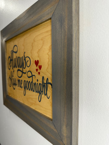 In Wall Gun Safe with Decorative Front Always Kiss Me Goodnight to Securely Store Your Gun In The Wall In Wall Gun Safe with Decorative Front Always Kiss Me Goodnight to Securely Store Your Gun In The Wall