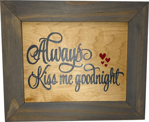In Wall Gun Safe with Decorative Front Always Kiss Me Goodnight to Securely Store Your Gun In The Wall In Wall Gun Safe with Decorative Front Always Kiss Me Goodnight to Securely Store Your Gun In The Wall