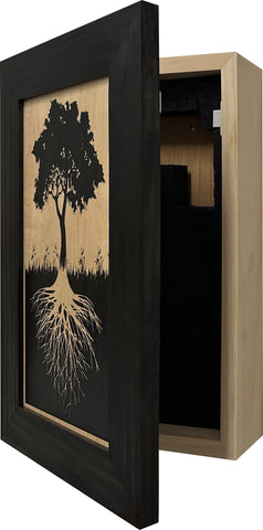 Hidden Gun Storage Tree Roots Silhouette Concealment Shelf Hidden Gun Storage Tree Roots Silhouette Concealment Shelf