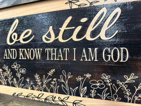 Bible Verse Decorative & Secure Wall-Mounted Gun Cabinet - Be Still and Know That I am God Psalm 46:10 Gun Safe Bible Verse Decorative & Secure Wall-Mounted Gun Cabinet - Be Still and Know That I am God Psalm 46:10 Gun Safe