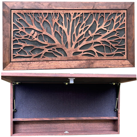 Large Hidden Gun Storage Cabinet Tree of Life Wall Decor - Birds In a Tree Concealed Gun Cabinet Large Hidden Gun Storage Cabinet Tree of Life Wall Decor - Birds In a Tree Concealed Gun Cabinet