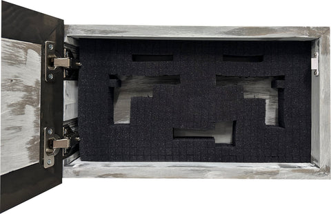 Bless This Home And All Who Enter Decorative Wall-Mounted Secure Gun Cabinet Bless This Home And All Who Enter Decorative Wall-Mounted Secure Gun Cabinet