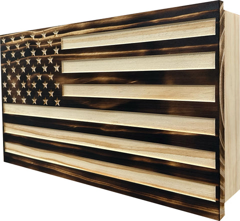 Burnt American Flag Hidden Gun Storage Cabinet Burnt American Flag Hidden Gun Storage Cabinet