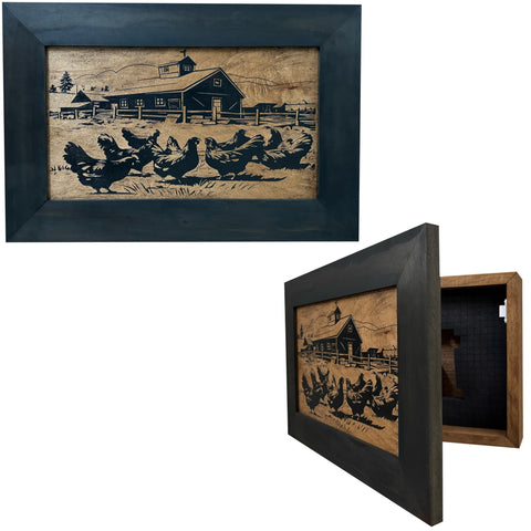 Hidden Gun Storage Cabinet - Chicken Farm Hidden Gun Storage Cabinet - Chicken Farm