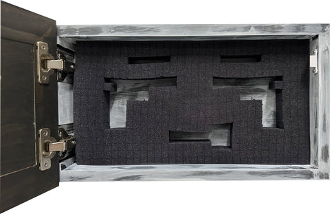 Decorative Cow Farm Wall-Mounted Secure Gun Cabinet - Gun Safe To Securely Store Your Gun & Home Self Defense Gear Decorative Cow Farm Wall-Mounted Secure Gun Cabinet - Gun Safe To Securely Store Your Gun & Home Self Defense Gear