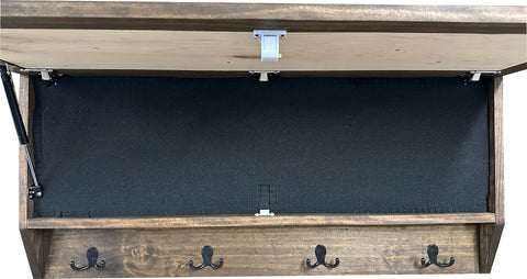 Coat Rack Hidden Gun Storage - Deer Hunting In The Woods Coat Rack Hidden Gun Storage - Deer Hunting In The Woods