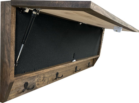 Coat Rack Hidden Gun Storage - Deer Hunting In The Woods Coat Rack Hidden Gun Storage - Deer Hunting In The Woods
