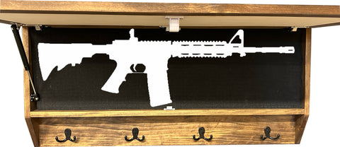 Coat Rack Hidden Gun Storage - Wolf In The Mountains Coat Rack Hidden Gun Storage - Wolf In The Mountains