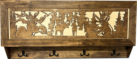 Coat Rack Hidden Gun Storage - Moose In The Woods Coat Rack Hidden Gun Storage - Moose In The Woods