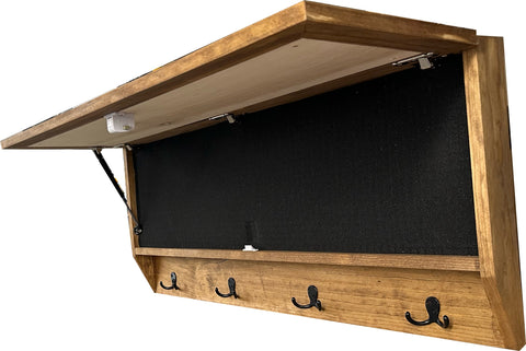Coat Rack Hidden Gun Storage - Wolf In The Mountains Coat Rack Hidden Gun Storage - Wolf In The Mountains
