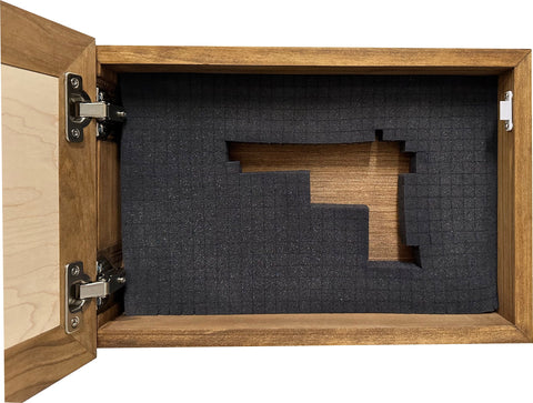 We Decided On Forever Decorative Wall-Mounted Secure Gun Cabinet We Decided On Forever Decorative Wall-Mounted Secure Gun Cabinet