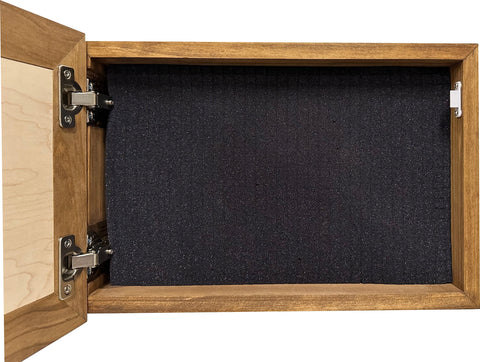 We Decided On Forever Decorative Wall-Mounted Secure Gun Cabinet We Decided On Forever Decorative Wall-Mounted Secure Gun Cabinet