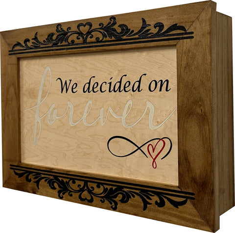 We Decided On Forever Decorative Wall-Mounted Secure Gun Cabinet We Decided On Forever Decorative Wall-Mounted Secure Gun Cabinet