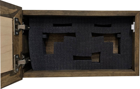 Decorative Deer Scene Wall-Mounted Secure Gun Cabinet - Gun Safe To Securely Store Your Gun & Home Self Defense Gear Decorative Deer Scene Wall-Mounted Secure Gun Cabinet - Gun Safe To Securely Store Your Gun & Home Self Defense Gear