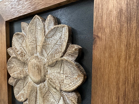Hidden Gun Cabinet Wall Decor Distressed Flower (Black) Hidden Gun Cabinet Wall Decor Distressed Flower (Black)