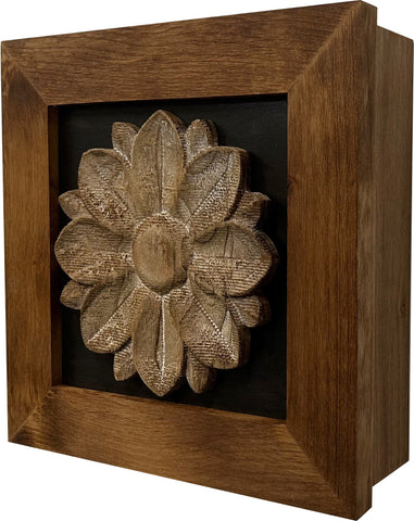 Hidden Gun Cabinet Wall Decor Distressed Flower (Black) Hidden Gun Cabinet Wall Decor Distressed Flower (Black)
