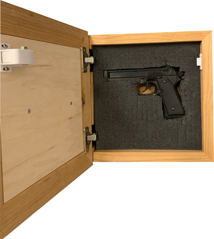 Distressed Flower Concealed Gun Cabinet Wall Decor (White) Distressed Flower Concealed Gun Cabinet Wall Decor (White)