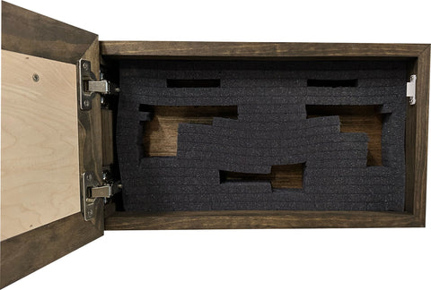 Wood Gun Cabinet Ducks On A Pond Wall Decoration - Hidden Gun Safe To Securely Store Your Gun In Plain Sight by Bellewood Designs Wood Gun Cabinet Ducks On A Pond Wall Decoration - Hidden Gun Safe To Securely Store Your Gun In Plain Sight by Bellewood Designs