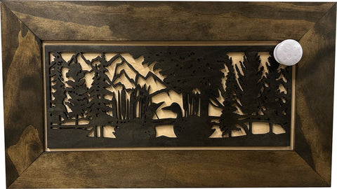 Wood Gun Cabinet Ducks On A Pond Wall Decoration - Hidden Gun Safe To Securely Store Your Gun In Plain Sight by Bellewood Designs Wood Gun Cabinet Ducks On A Pond Wall Decoration - Hidden Gun Safe To Securely Store Your Gun In Plain Sight by Bellewood Designs
