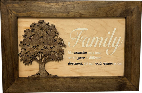 Decorative Secured Gun Storage Cabinet with Family Branches (Dark Walnut) Decorative Secured Gun Storage Cabinet with Family Branches (Dark Walnut)