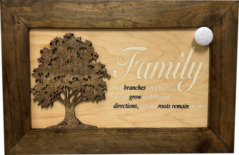 Decorative Secured Gun Storage Cabinet with Family Branches (Dark Walnut) Decorative Secured Gun Storage Cabinet with Family Branches (Dark Walnut)