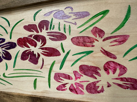 Hidden Gun Safe Just Flowers Wall Decoration - Wood Gun Cabinet To Securely Store Your Gun In Plain Sight by Bellewood Designs Hidden Gun Safe Just Flowers Wall Decoration - Wood Gun Cabinet To Securely Store Your Gun In Plain Sight by Bellewood Designs