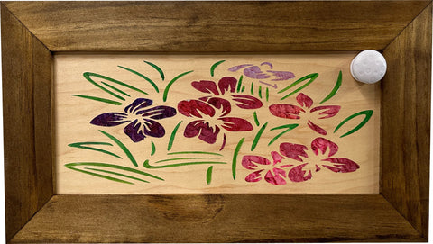 Hidden Gun Safe Just Flowers Wall Decoration - Wood Gun Cabinet To Securely Store Your Gun In Plain Sight by Bellewood Designs Hidden Gun Safe Just Flowers Wall Decoration - Wood Gun Cabinet To Securely Store Your Gun In Plain Sight by Bellewood Designs