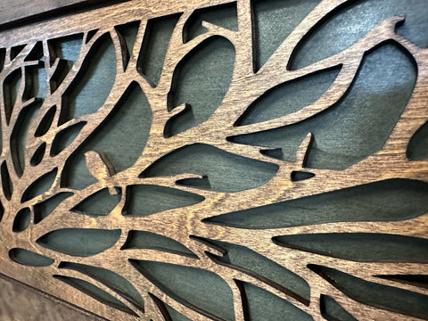 Large Wood Hidden Gun Cabinet Birds In A Tree Wall Decoration - Hidden Gun Safe To Securely Store Your Gun In Plain Sight Large Wood Hidden Gun Cabinet Birds In A Tree Wall Decoration - Hidden Gun Safe To Securely Store Your Gun In Plain Sight