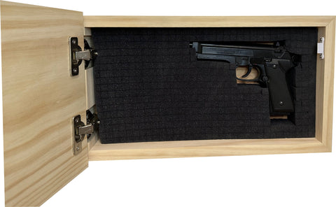 American Flag Hidden Gun Storage Decorative & Secure Wall-Mounted Concealed Gun Cabinet (Natural) American Flag Hidden Gun Storage Decorative & Secure Wall-Mounted Concealed Gun Cabinet (Natural)