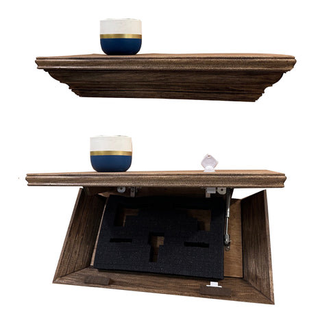 Hidden Gun Storage, Gun Storage Concealment Shelf - Secure Hidden Compartment Storage Shelf Yet Quickly Accessible (Special Walnut) Hidden Gun Storage, Gun Storage Concealment Shelf - Secure Hidden Compartment Storage Shelf Yet Quickly Accessible (Special Walnut)