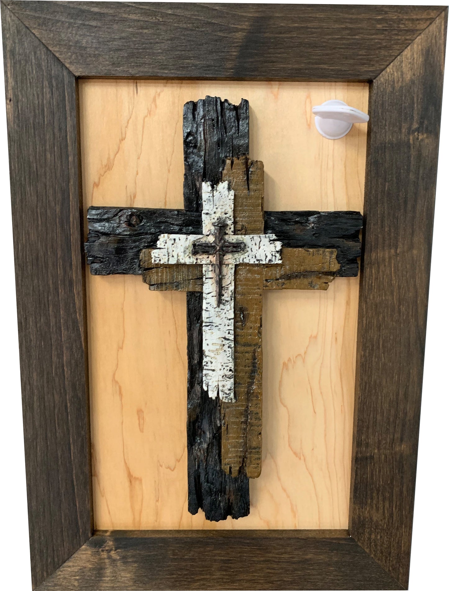 Three Layered Cross Decorative Wall-Mounted Secure Gun Cabinet