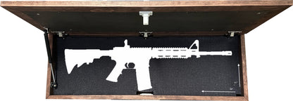 Large Wood Hidden Gun Cabinet Birds In A Tree Wall Decoration - Hidden Gun Safe To Securely Store Your Gun In Plain Sight