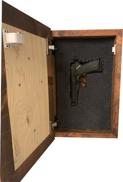 Blessed Beyond Measure Cross Decorative Wall-Mounted Secure Gun Cabinet