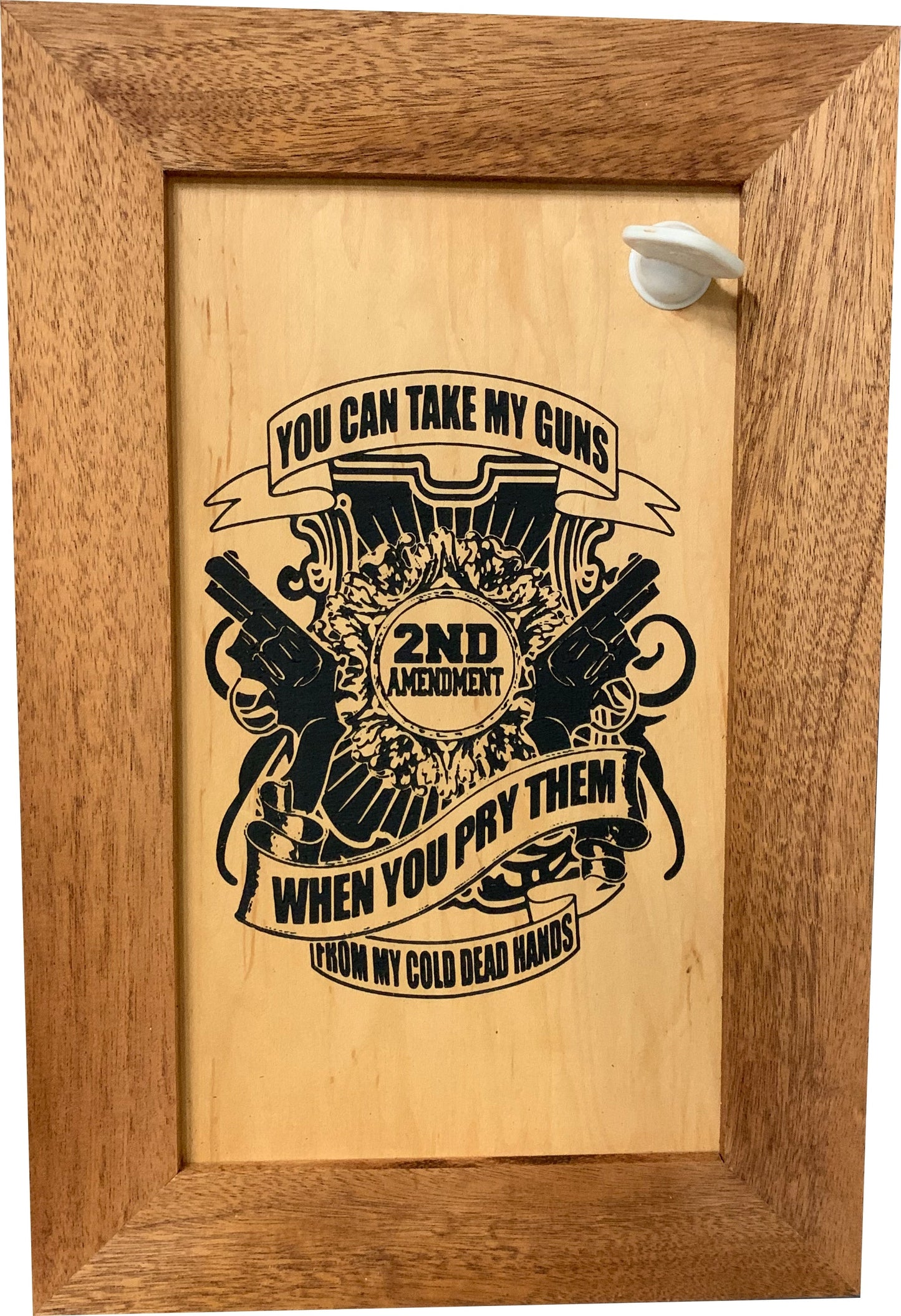 2nd Amendment Take My Guns Hidden Gun Storage Firearm Concealment Wall Decor